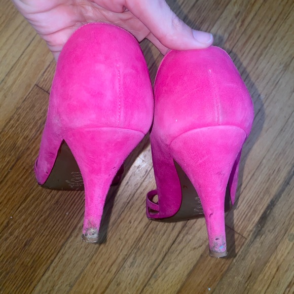 JCrew pink strappy sandals heels size 7 - Picture 5 of 5